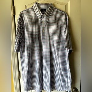 Stafford Men’s Big & Tall Short-Sleeve Shirt